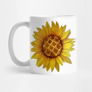 Girasol gofre Mug